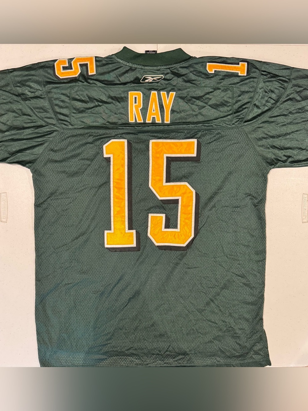 Vintage Reebok Edmonton Eskimos Ricky Ray CFL Football Jersey size Large #15